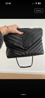 Sac ysl Yves saint Laurent loulou small all black, Enlèvement, Comme neuf, Noir
