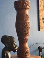 Vase africain sculpté à la main, Antiquités & Art, Art | Sculptures & Bois, Enlèvement ou Envoi