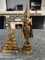 2 Buddha Rattanakosin verguld brons, Antiek en Kunst, Ophalen of Verzenden