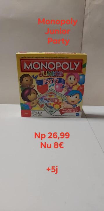 Monopoly Junior  vanaf 5 jaar, Enlèvement ou Envoi, Comme neuf