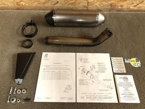 LeoVince Factory Evolution II uitlaat demper RSV4 Tuono V4, Motoren, Onderdelen | Overige, Gebruikt, Ophalen of Verzenden