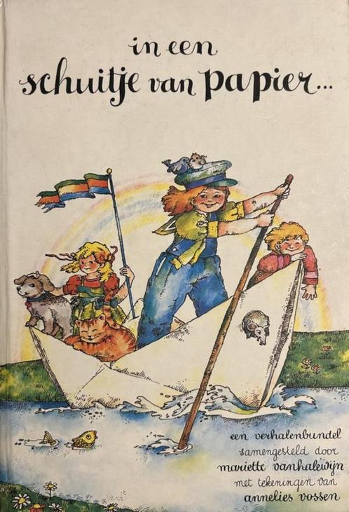 boek: in een schuitje van papier/samensteller:Mariet Vanhale, Boeken, Kinderboeken | Jeugd | onder 10 jaar, Zo goed als nieuw