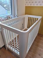 Witte ledikant Quax ronde hoeken, Kinderen en Baby's, Ophalen, Gebruikt, Minder dan 140 cm, Matras