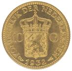 Nederland 10 Gulden 1932 Wilhelmina, Or, Enlèvement ou Envoi