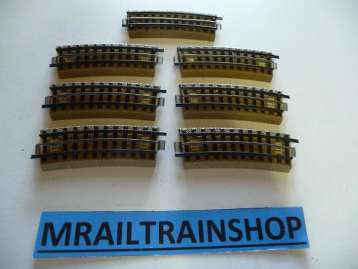 3600A1/2 MARKLIN HO - 7 x RAILS COURBES/VOIES COURBES, Hobby & Loisirs créatifs, Trains miniatures | HO, Comme neuf, Rails, Märklin
