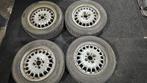 Set Originele velgen kroonkurk BMW 3 serie E30 4X100 ET34 36, Ophalen, Gebruikt, Banden en Velgen