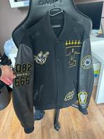 Thunderdome 666 varsity jacket, Maat 52/54 (L), Thunderdome, Zwart, Nieuw