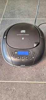Akai draagbare radio/bluetooth/cd/usb/sd/aux, Ophalen of Verzenden, Zo goed als nieuw, Radio, Met cd-speler