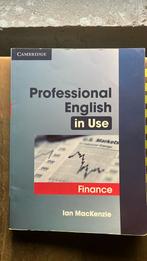 Professional English in Use - FinanceIan MacKenzie, Ophalen of Verzenden, Zo goed als nieuw