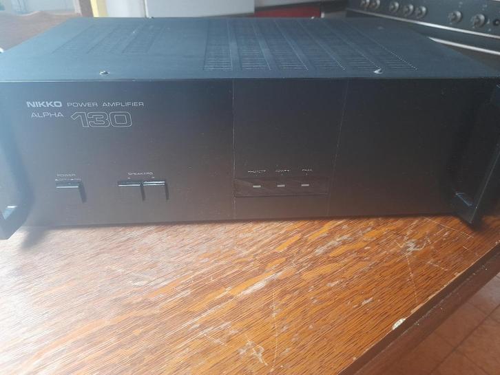 Amplificateur NIKKO ALPHA 130, Audio, Tv en Foto, Versterkers en Ontvangers, Zo goed als nieuw, Stereo, 120 watt of meer, Overige merken