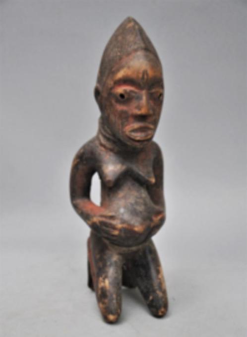 Statue de fertilité de Vdyoruba, Nigeria, 2e moitié du 20e s, Antiquités & Art, Art | Sculptures & Bois, Enlèvement ou Envoi
