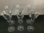 6 champagne glazen, Ophalen, Gebruikt, Overige typen
