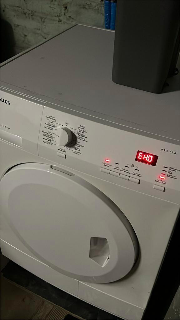 Droogkast Aeg met EHO foutmelding, Elektronische apparatuur, Droogkasten, Zo goed als nieuw, Ophalen