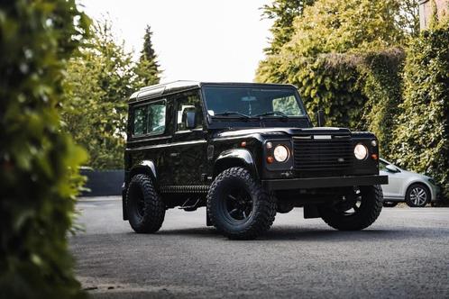 Land Rover Defender 90 TD5 15P FULL BLACK, Auto's, Land Rover, Bedrijf, Te koop, 4x4, ABS, Alarm, Centrale vergrendeling, Metaalkleur