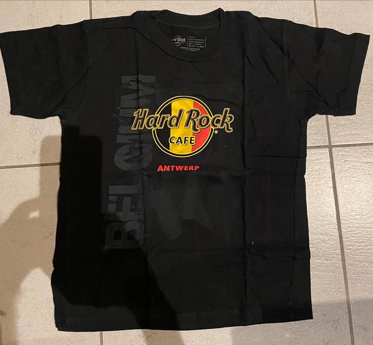 Uniek Collector’s shirt Hard Rock Cafe Antwerp (en) small, Verzamelen, Muziek, Artiesten en Beroemdheden, Zo goed als nieuw, Ophalen