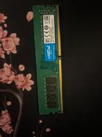8gb Ram Ddr4 2133Mhz Crucial, Informatique & Logiciels, Mémoire RAM, Enlèvement ou Envoi, DDR4, 8 GB, Comme neuf