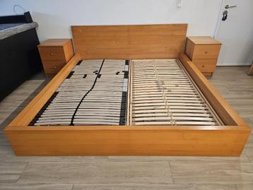 Lit Ikea Malm 180 x 200, Envoi, Utilisé