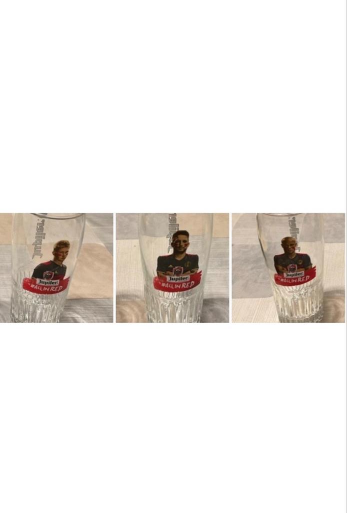 Bierglazen Jupiler 2016, Verzamelen, Biermerken, Gebruikt, Glas of Glazen, Jupiler, Ophalen of Verzenden