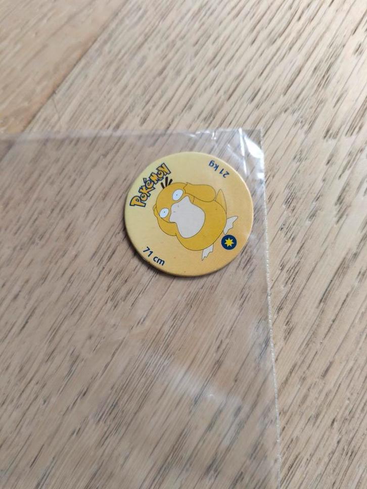 Pog Pokémon Psyduck 1998, Verzamelen, Flippo's, Ophalen