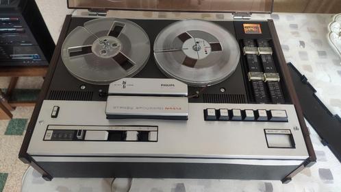 Philips Stereo Recorder bandopnemer N4414, Audio, Tv en Foto, Bandrecorder, Bandrecorder, Met stofkap, Met banden, Ophalen of Verzenden