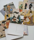 Pakket van 22 postkaarten Ukiyo-e prenten, Ophalen of Verzenden, Ongelopen, Buiten Europa