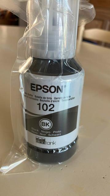 Inkt epson 102 bk zwart beschikbaar voor biedingen