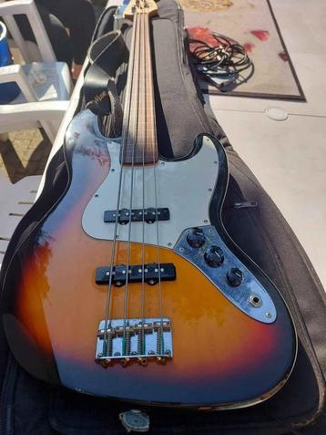 guitare basse, Musique & Instruments, Enlèvement, Comme neuf, Électrique, Fretless