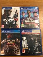 4 jeux PS4 ensemble (MAFIA 2, FIFA 19, SF V, The last of US), Consoles de jeu & Jeux vidéo, Jeux | Sony PlayStation 4, Autres genres