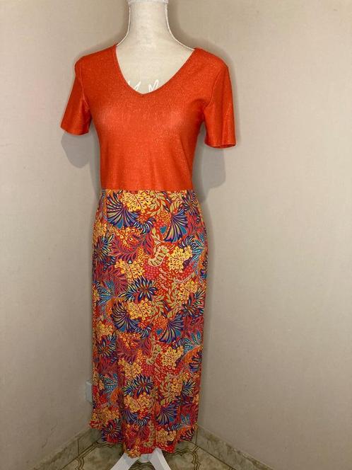 Fleurige jurk - She goes Lala - maat 36 , Kleding | Dames, Jurken, Zo goed als nieuw, Maat 36 (S), Overige kleuren, Onder de knie