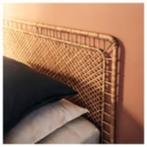 Hoofdeinde, handgemaakt rotan, Designer Nike Karlsson, Ophalen, Overige materialen, 100 cm, Beige