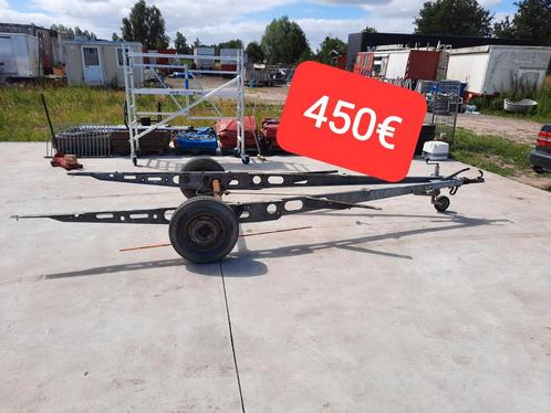 Aanhangwagen chassis caravan 750kg werfkeet foodtruck bouw, Auto diversen, Aanhangers en Bagagewagens, Zo goed als nieuw, Ophalen