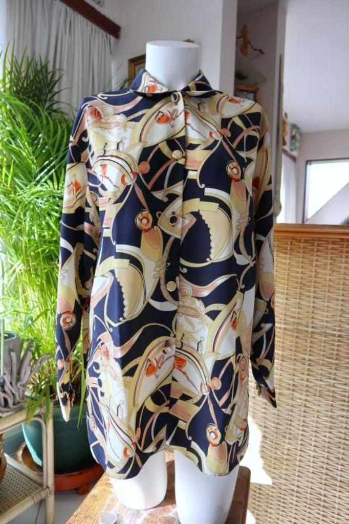 prachtige sfeervol leuke blouse, Kleding | Dames, Blouses en Tunieken, Zo goed als nieuw, Maat 46/48 (XL) of groter, Overige kleuren