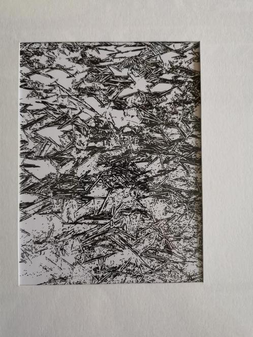 Onder het ijs - pentekening, Antiek en Kunst, Kunst | Tekeningen en Fotografie, Ophalen