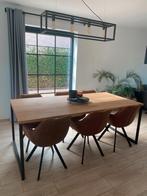 2 stuks volledig verduisterende grijze wave gordijnen, Huis en Inrichting, Stoffering | Gordijnen en Lamellen, Ophalen, Zo goed als nieuw