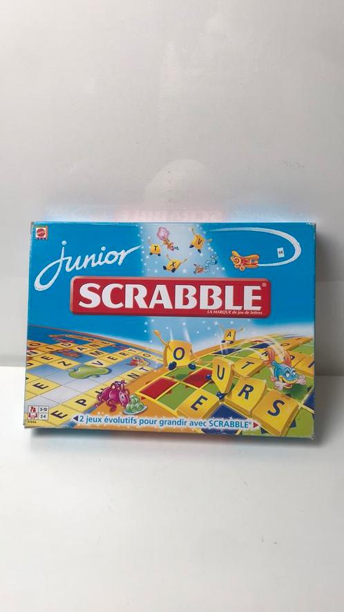 Scrabble junior, Hobby en Vrije tijd, Gezelschapsspellen | Kaartspellen, Zo goed als nieuw, Drie of vier spelers