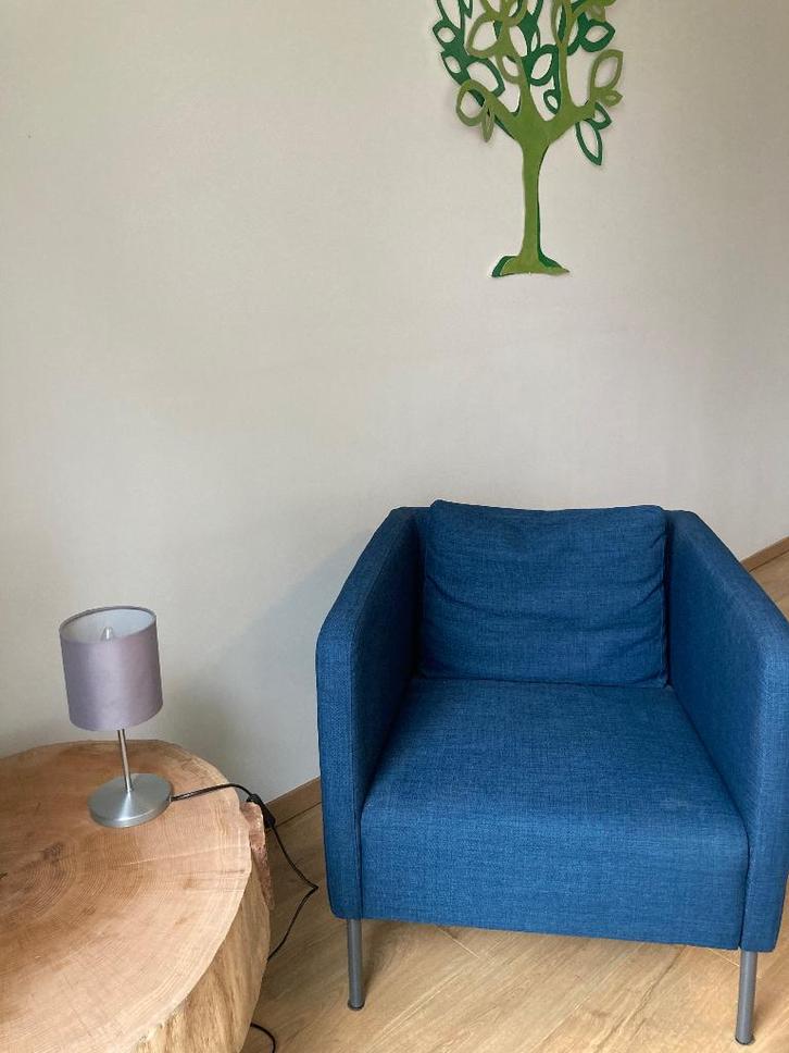 IKEA éénzit, Huis en Inrichting, Fauteuils, Zo goed als nieuw, Stof, 50 tot 75 cm, Minder dan 75 cm, Ophalen