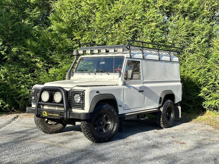 Land Rover DEFENDER 110 Td5 Sportstuur/3-Zit/Lichtevracht, Auto's, Land Rover, Bedrijf, Te koop, 4x4, Alarm, Elektrische ramen