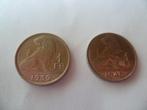2 pièces (1 franc belge d'époque Léopold III), Timbres & Monnaies, Monnaies | Belgique, Enlèvement ou Envoi