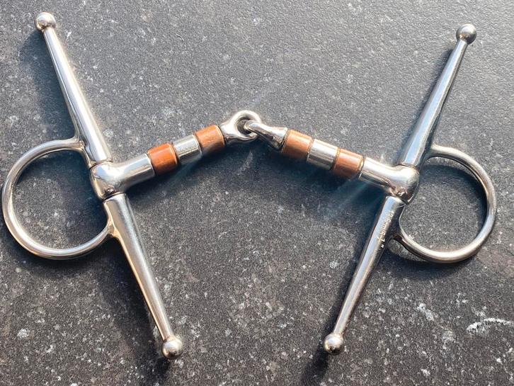Feeling Kneveltrens met Rollers 13,5mm, Dieren en Toebehoren, Paarden en Pony's | Hoofdstellen en Tuigage, Zo goed als nieuw, Ophalen of Verzenden