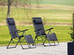 2x lig stoelen met hoofdkussen -nieuw, Nieuw, Ophalen, Aluminium, Verstelbaar