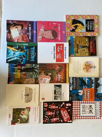 Lot de 15 livres jeunesse/adolescence beschikbaar voor biedingen