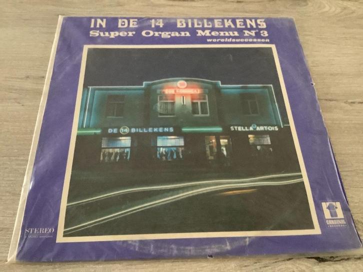 Vinyl In de 14 Billekens super organ menu NR. 3 LP, Cd's en Dvd's, Vinyl | Verzamelalbums, Gebruikt, Overige genres, Verzenden