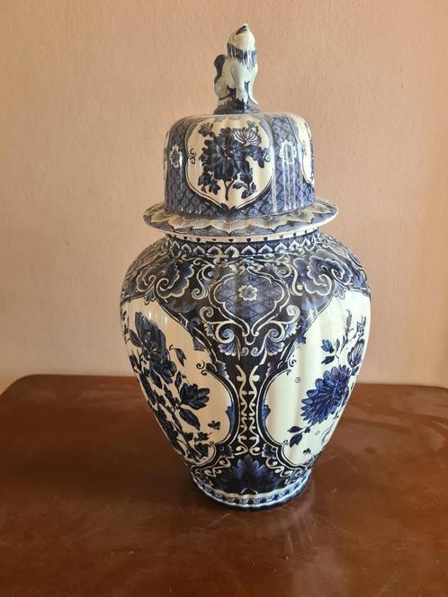 Grote Delfts blauwe dekselvaas Royal Goedewaagen – 47 cm – l, Antiek en Kunst, Antiek | Vazen, Ophalen
