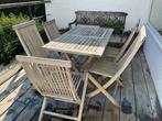 Stoelen, Tuin en Terras, Ophalen, 5 zitplaatsen, Gebruikt, Hardhout
