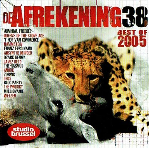 1099 - STUDIO BRUSSEL - DE AFREKENING 38 - 2CD - NIEUW, Cd's en Dvd's, Cd's | Verzamelalbums, Nieuw in verpakking, Rock en Metal