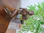 Bronzen damesstoel, Antiek en Kunst, Ophalen of Verzenden, Brons