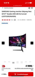 SAMSUNG Gaming monitor Odyssey Neo G9 57" Double UHD 240 Hz, Computers en Software, Monitoren, DisplayPort, Hoofdtelefoonaansluiting