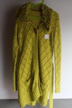 Lange gilet ketnet maat 146/152 mosterdgeel, Kinderen en Baby's, Gebruikt, Meisje, Trui of Vest, Ophalen of Verzenden