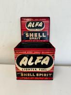 Alfa Shell blik, Verzamelen, Ophalen of Verzenden, Gebruikt, Overige, Overige merken