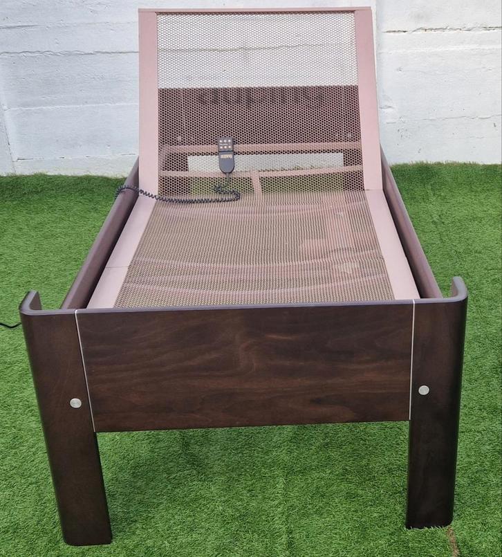 Lit Auping Auronde 90 x 200 cm 48 cm de haut, réglable élect, Maison & Meubles, Chambre à coucher | Linge de lit, Comme neuf, Enlèvement ou Envoi